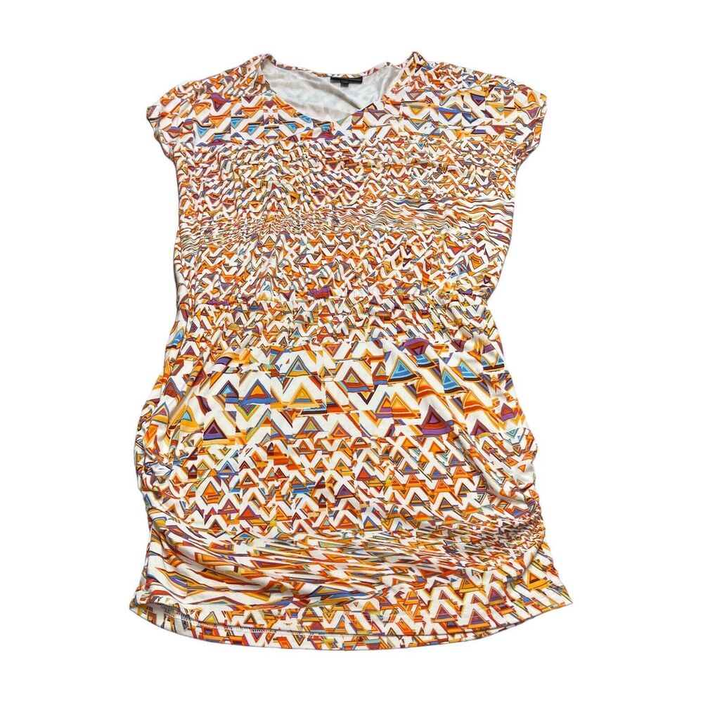 Jeans By Buffalo Dress Colorful Aztec Pattern Cap Sleeves Women's Size XL